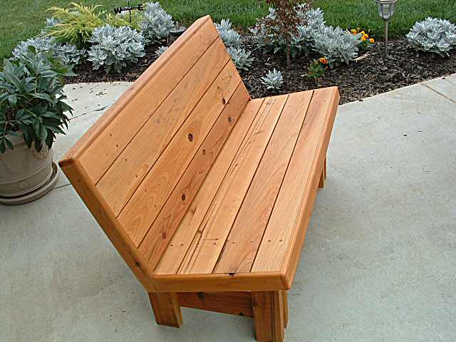 Wood Park Bench Plans Free