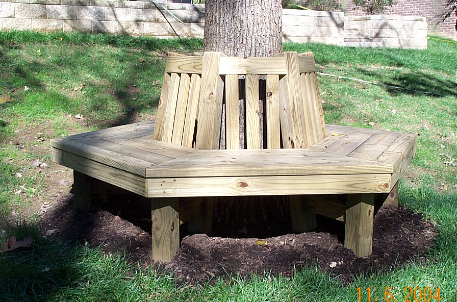 Wrap around Tree Bench